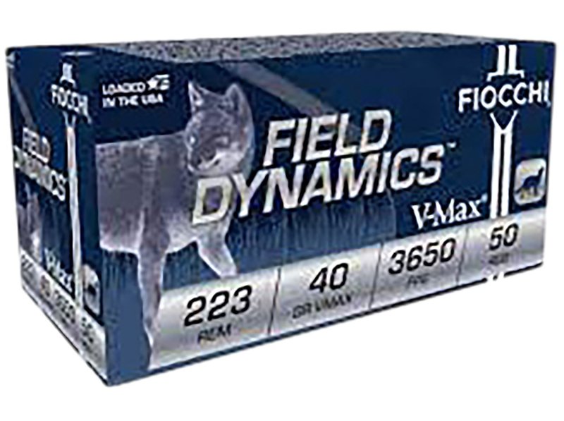 Fiocchi 223FHVB 223 Rem 40gr V-Max 200rd Case