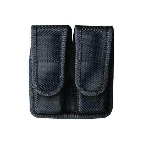 Bianchi Model 7302 Double Magazine Pouch AccuMold Black Horizontal Vertical