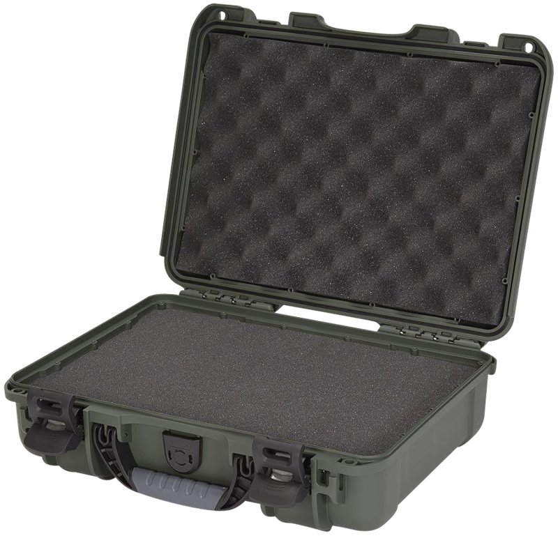 Nanuk 9101006 Waterproof Olive Resin Case with Foam Padding
