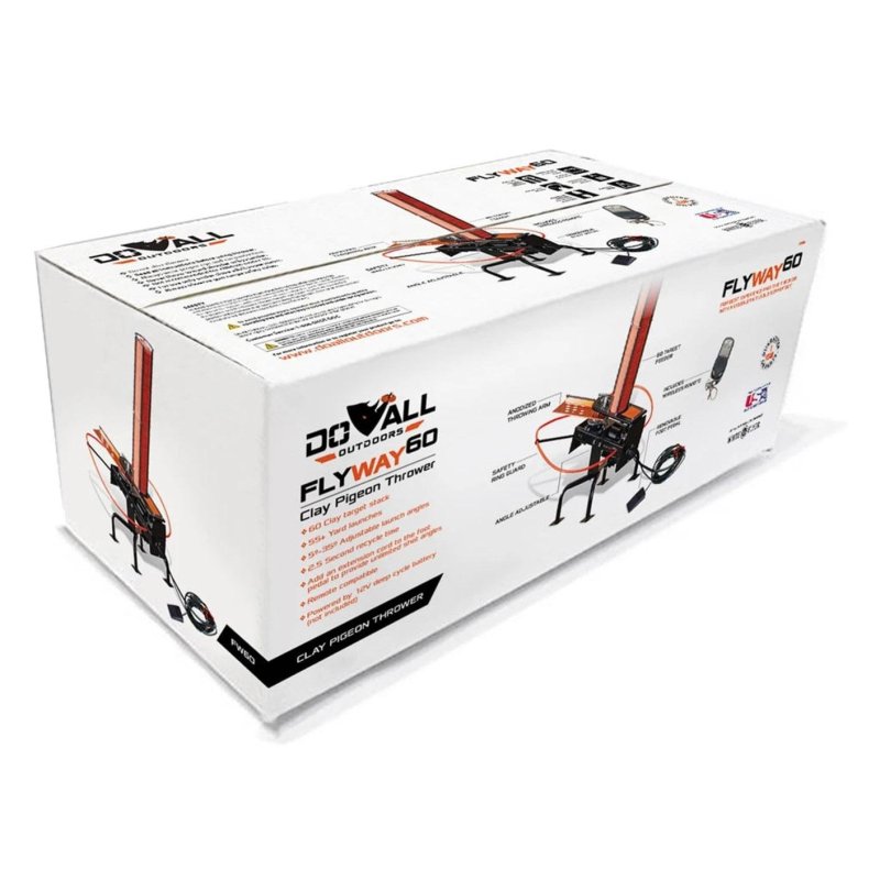 Do-All Outdoors FW60 FlyWay 60 Clay Thrower, 60 Feeder, Wireless Remote