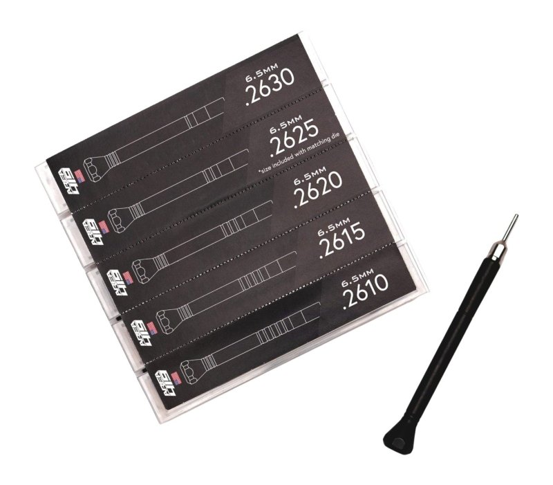 Area 419 419-Mandrels-65mm Zero Sizing Die Kit 6.5mm, 4 Mandrels