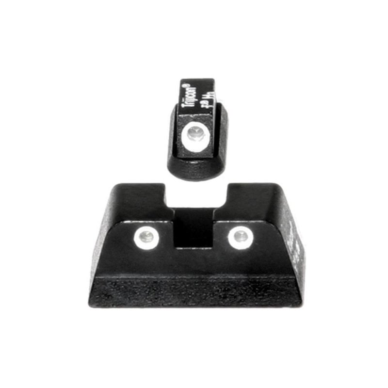 Trijicon CZ02 CZ75 Night Sights White Outline Green Tritium 3-Dot