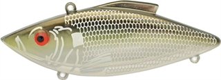 Bill Lewis BLFMT507 Mini-Trap Hard Bait, Liv-N-Chrome, 1/4 oz - Premium Mustad Hooks, Distressed Baitfish Sound