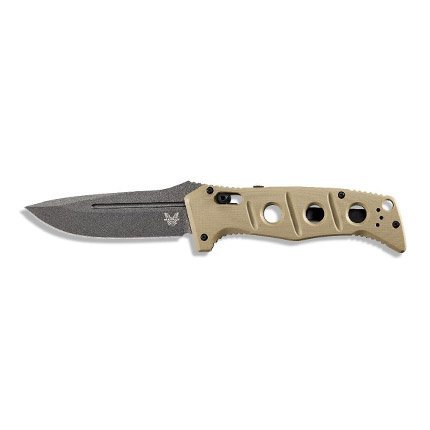 Benchmade 2750GY-3 Adamas 3.8" Tan G10 Scales AU/GY/PL