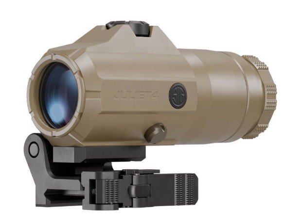 Sig Sauer Juliet4T-AMR 4x24mm Magnifier FDE Flip-to-Side