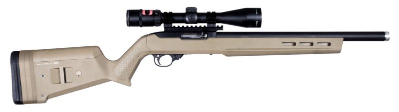 Magpul MAG548FDE Hunter X-22 Stock for Ruger 10/22, Flat Dark Earth
