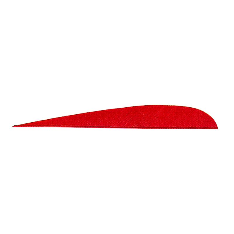 Gateway Parabolic Feathers Red 5" RW 100 Pack 500RPSRR-100