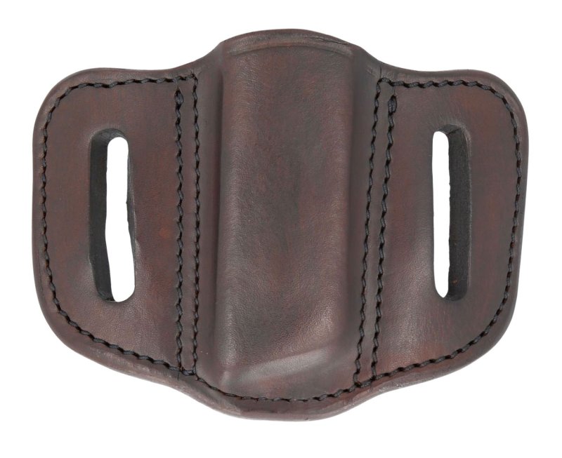 1791 Gunleather MAG12SBRA Single Magazine Holster Brown Leather Belt Slide