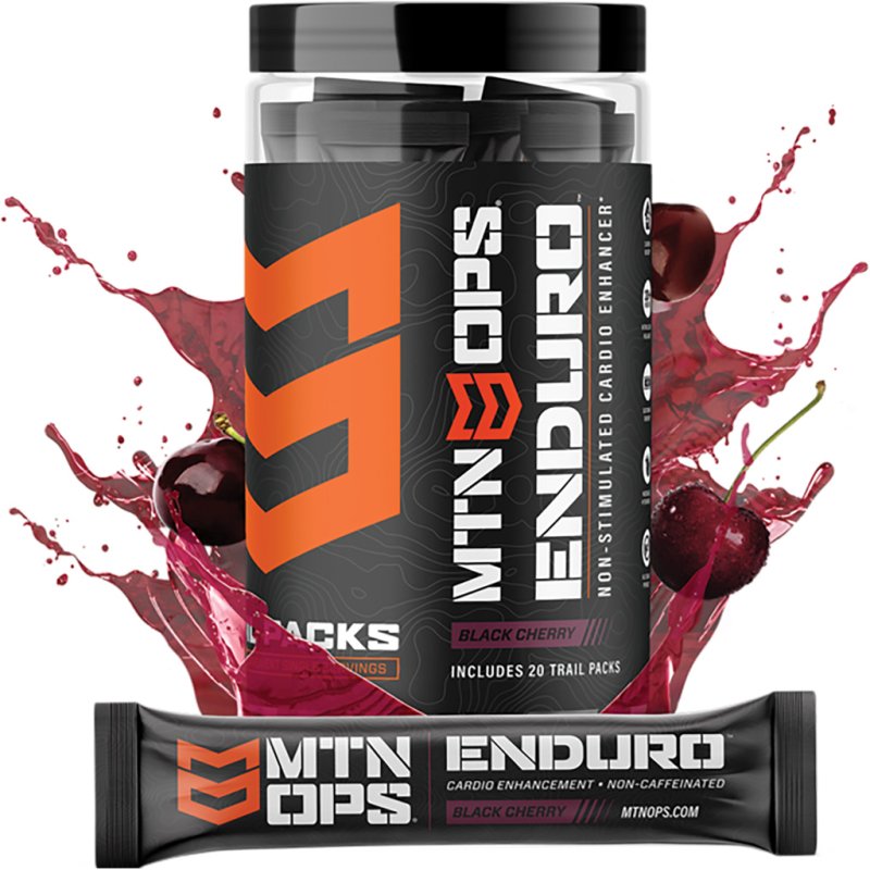 MTN OPS 1102580320 Enduro Cardio Enhancement Black Cherry 20 Pack