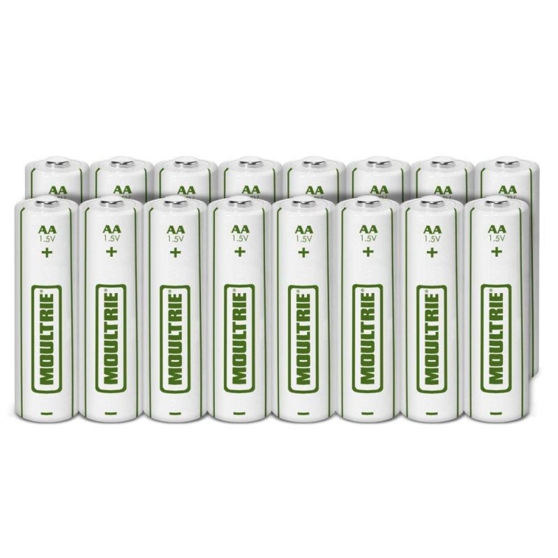 Moultrie MCA-13295 White AA Alkaline Batteries 16-Pack