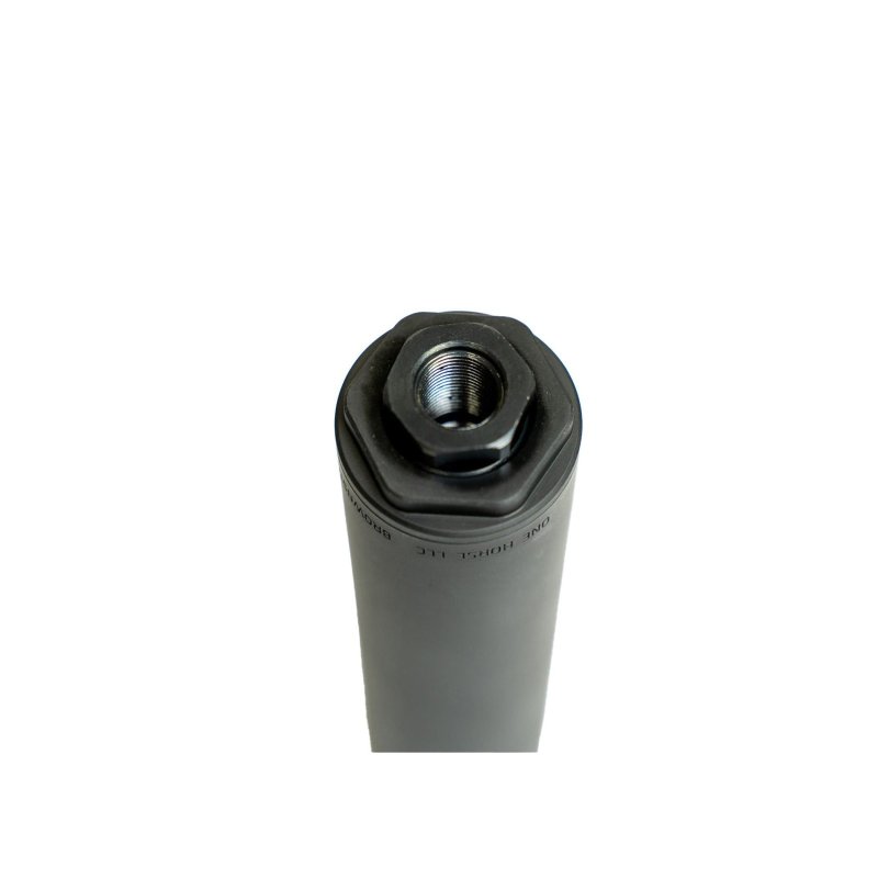 One Horse RYN Titanium DirectThread .30 Cal 1.5Dia 5/8x24 Black