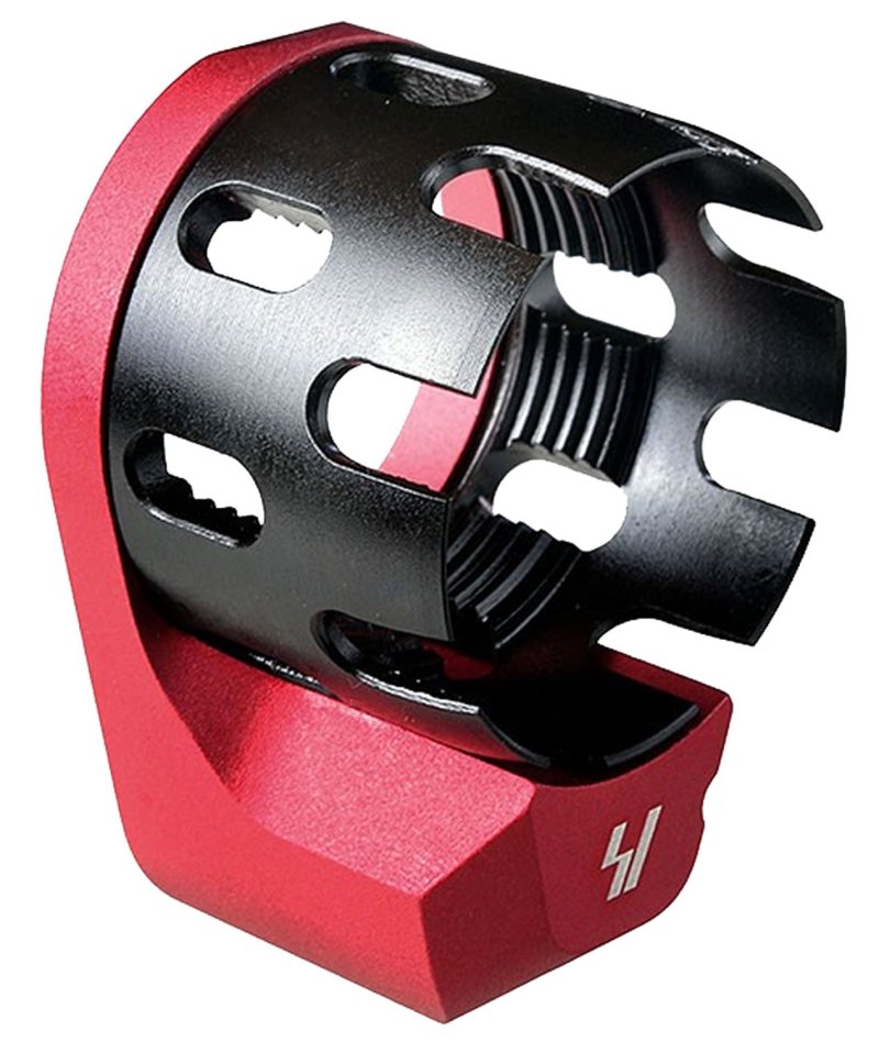 Strike Industries SI-AR-ECN&EEP-RED AR-15 Castle Nut & Endplate Red Steel