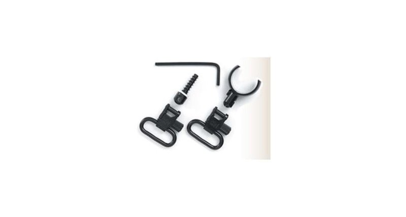 Uncle Mike's 15972 20 Gauge Magnum Band Swivel Set Blued Steel 1 in