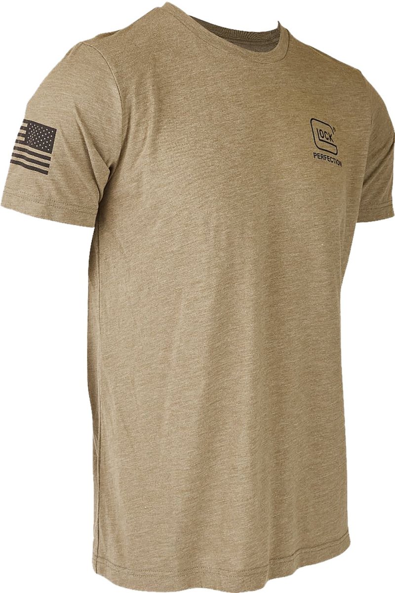 Glock AP96316 2nd Amendment Tee Olive 2XL Cotton/Poly Short Sleeve