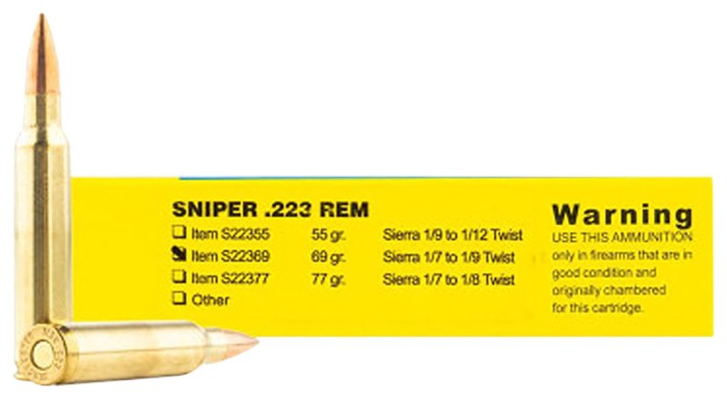 Buffalo Bore S2236920 223 Rem 69gr HPBT 20 Rounds 2900 FPS