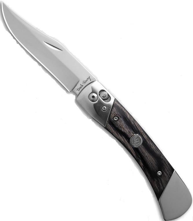 UNCLE 1222017 Pivot Lock 3.8 In Blade Wood Laminate Handle
