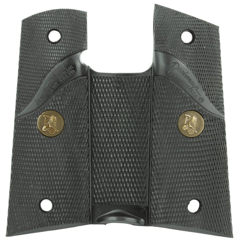 Pachmayr Signature Grip Wraparound Checkered Black Rubber for Colt MK IV Series 80 Delta Elite