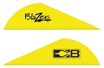 Bohning Blazer Vanes Neon Yellow 100 pk. (Model: 10832NY2)