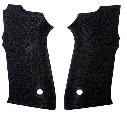 Hogue 40010 Black Rubber Grip Panels for S&W 5906/4006
