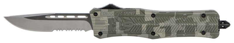 CobraTec MADCCTK1MDS CTK-1 Medium 3" OTF D2 Steel Army DigiCamo Knife