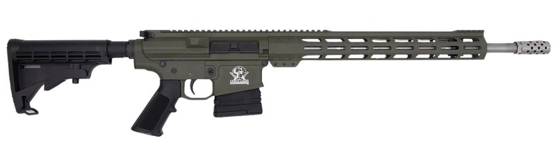 GL10308SSODG Great Lakes Firearms .308 Win Rifle 10rd Mag 16" Stainless Barrel 15 MLOK Rail ODG Finish