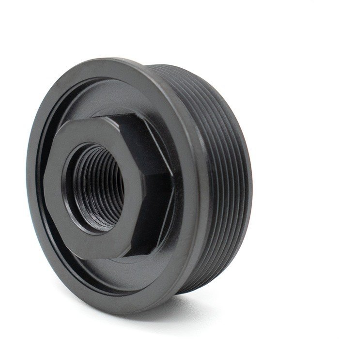 Rearden 10162 Direct Thread Adapter 5/8"x24 Square Shoulder Black