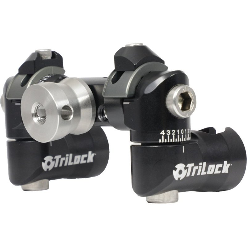 Axcel STVM-BK TriLock Adjustable V-Bar Mount Black Micro Adjustments