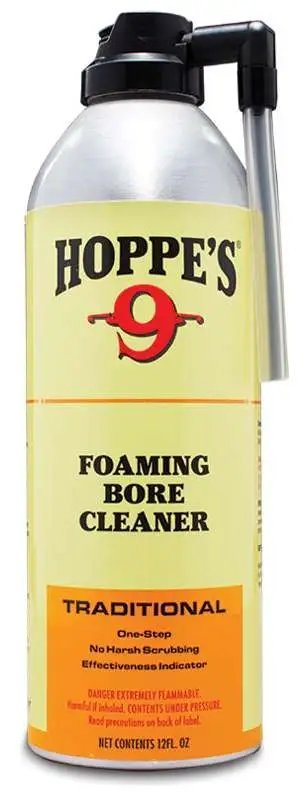 Hoppes 908 Bore Cleaner 12 oz Foam Copper Powder Residue Removal