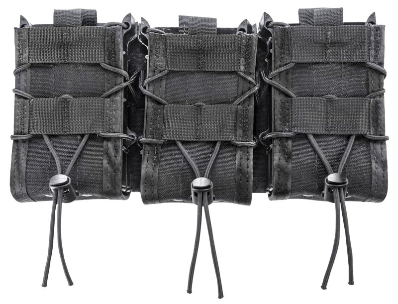 High Speed Gear 45DD00BK TACO Double Decker Shingle Black Nylon MOLLE