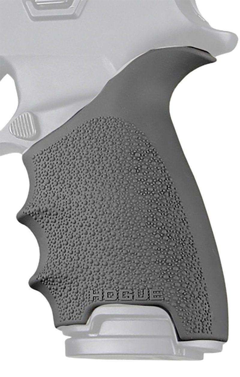 Hogue 17602 Grip Sleeve Handall Beavertail Slate Gray Rubber Fits SIG Sauer