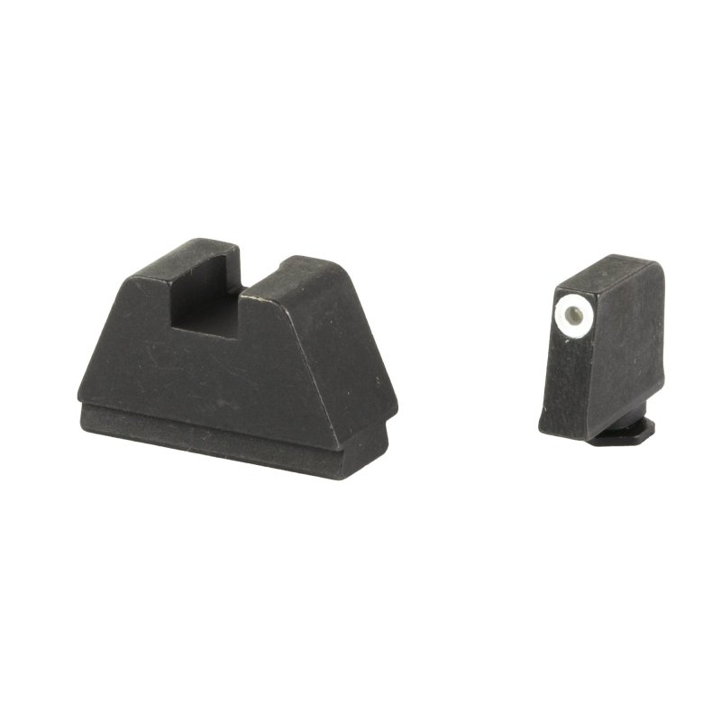 AmeriGlo GL491 Optic Sight Set Glock 3XL Tall Green Tritium Black Rear