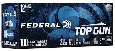 Federal Premium Top Gun 12 Gauge 2.75" 1 1/8oz 7.5 Shot 100/Box