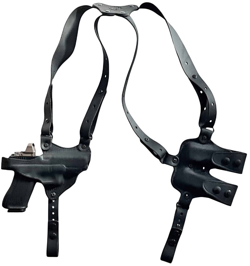1791 Gunleather NSS-2.4-SBL-H-R Sig P320 Optic Ready Shoulder Holster