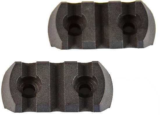 J&E Machine Tech PS-HGMLKR3 M-LOK Polymer Rail 1.5in 3-Slot 2-Pack