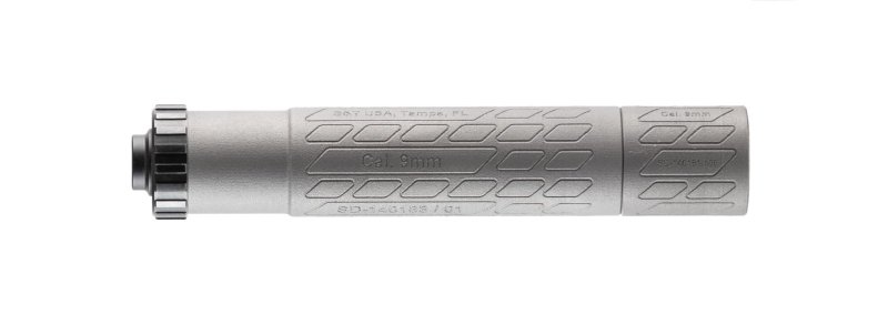 B&T SDIMPULSOLSM IMPULS-OLS-M 9mm Modular Suppressor Black 1/2"x28