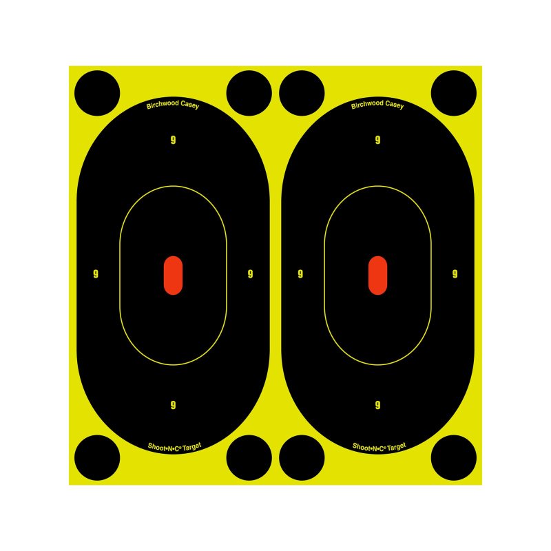 Birchwood Casey BC-34710 7 Inch Self-Adhesive Silhouette Target Pack