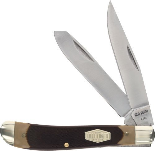 Old Timer 1187296 Gunstock Trapper Knife 2-Blade 3.1" Stainless Steel