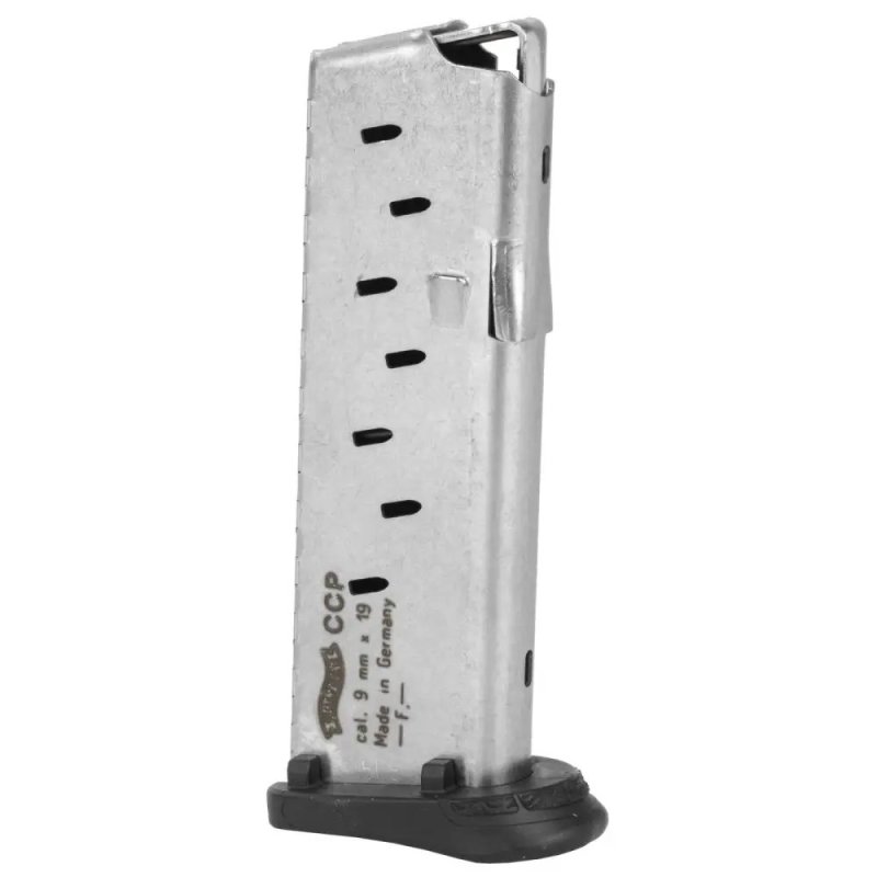 Walther Arms CCP 9mm Luger Magazine 8rd Stainless Steel Natural Finish