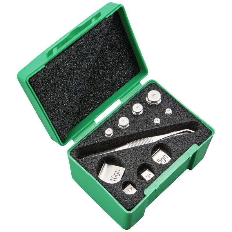 RCBS 98993 Deluxe Scale Check Weight Set 510.5 Grains Includes Forceps