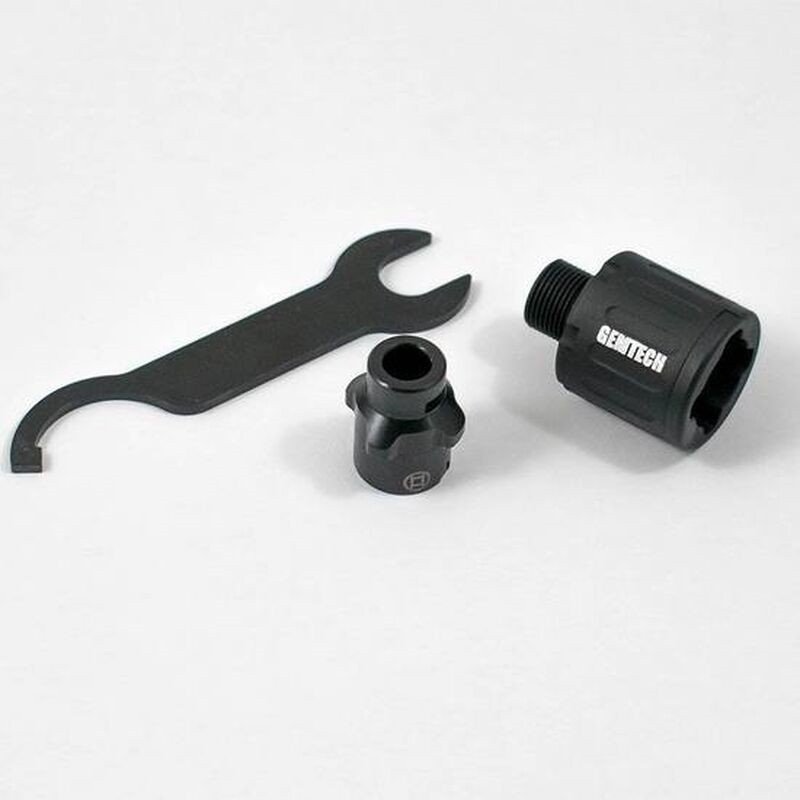Gemtech 12201 QDA Assembly Black 1/2-28 Thread Mount & Wrench