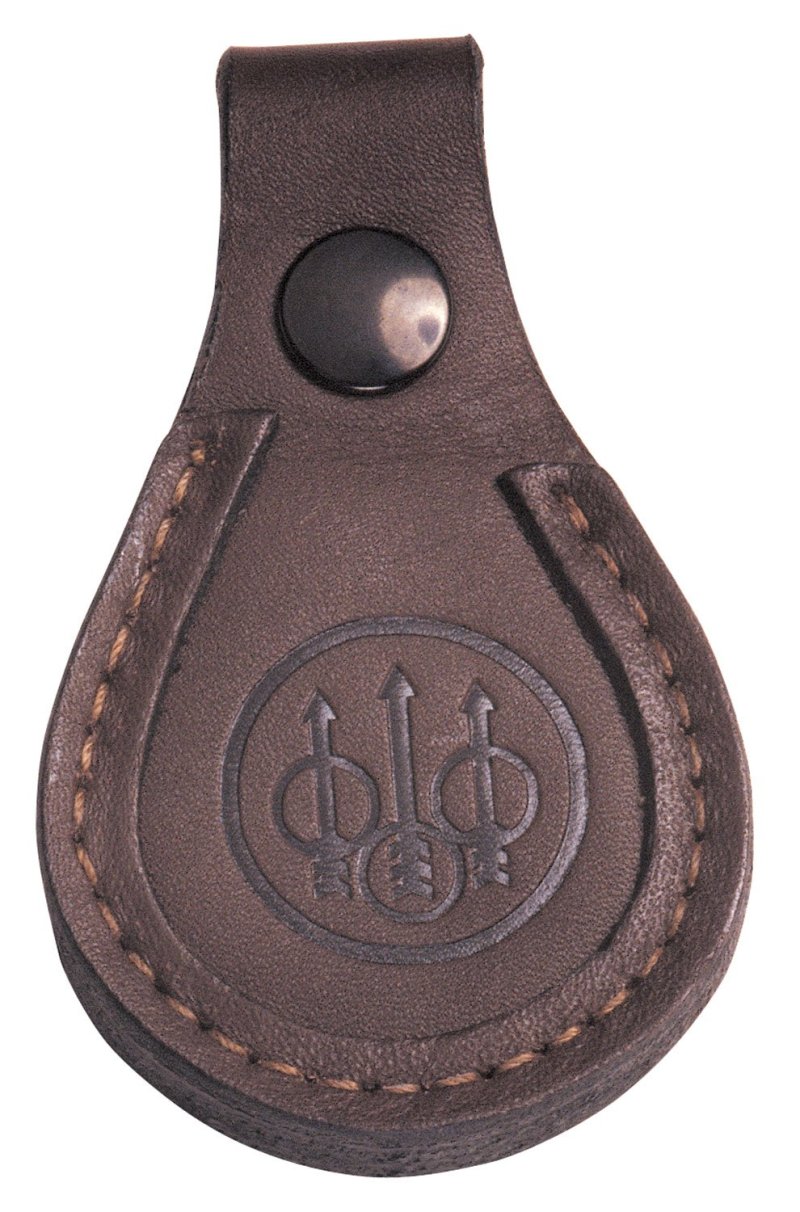 Beretta Barrel Rest Toe Pad Leather Brown 4" x 2.5" SL0100200085