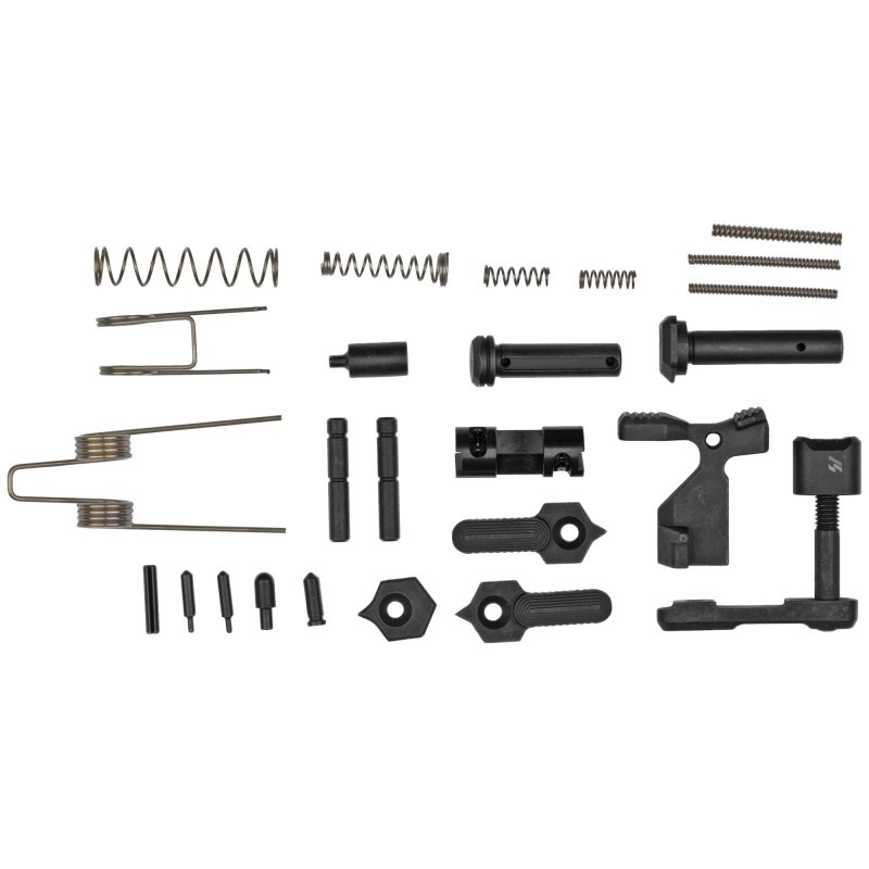 Strike Industries AR-E-LRPLT Enhanced Lower Receiver Parts Kit in Black