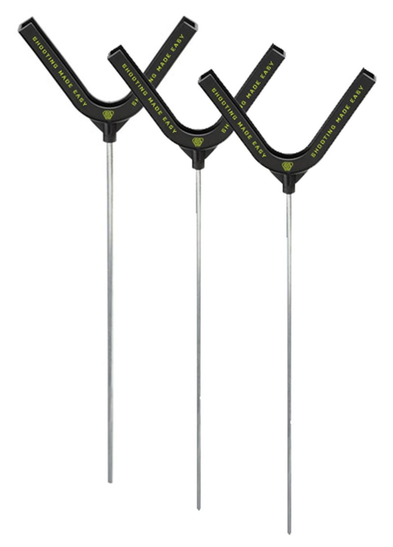 Shooting Made Easy SMECTH Clay Target Holder Black Polymer 3-Pack
