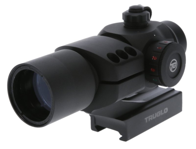 Truglo Triton Tactical Red Dot 30mm 5MOA Circle Dot Reticle Black