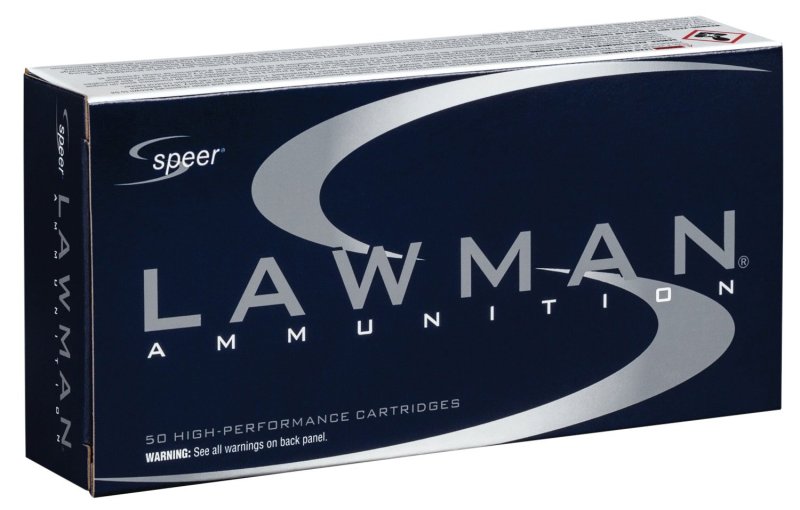 Speer Lawman 53651 9mm Luger 124gr TMJ Ammo 50 Rounds Box