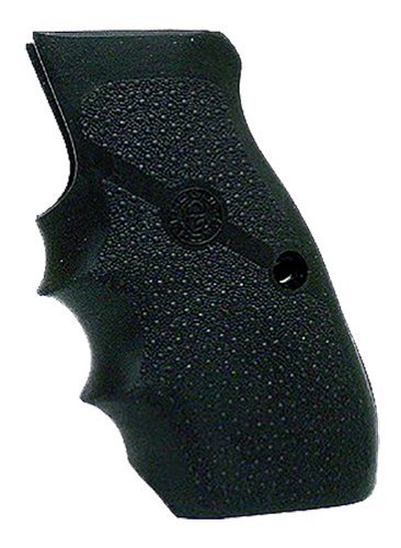Hogue 75000 Rubber Wraparound Grip Black with Finger Grooves for CZ 75