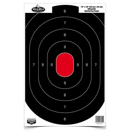 Birchwood Casey Dirty Bird Silhouette Paper Target 12"x18" 50 Pack