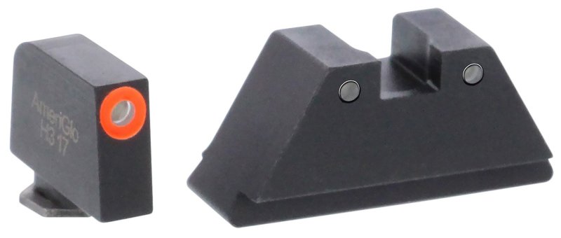 AmeriGlo GL452 Optic Sight Set Glock XL Tall Green Tritium Orange Outline