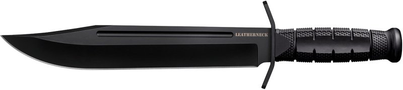 Cold Steel Leatherneck 10.5 In D2 Steel Bowie Black Handle