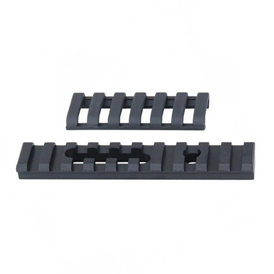 Ergo Aluminum UMP Rail 10 Slot w/ERGO Covers Hole/1 Black 4754